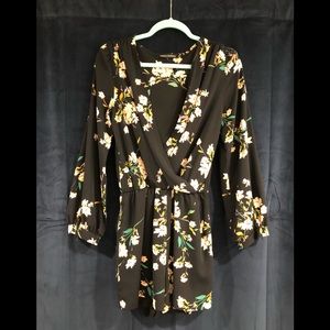 Foreign Exchange floral romper